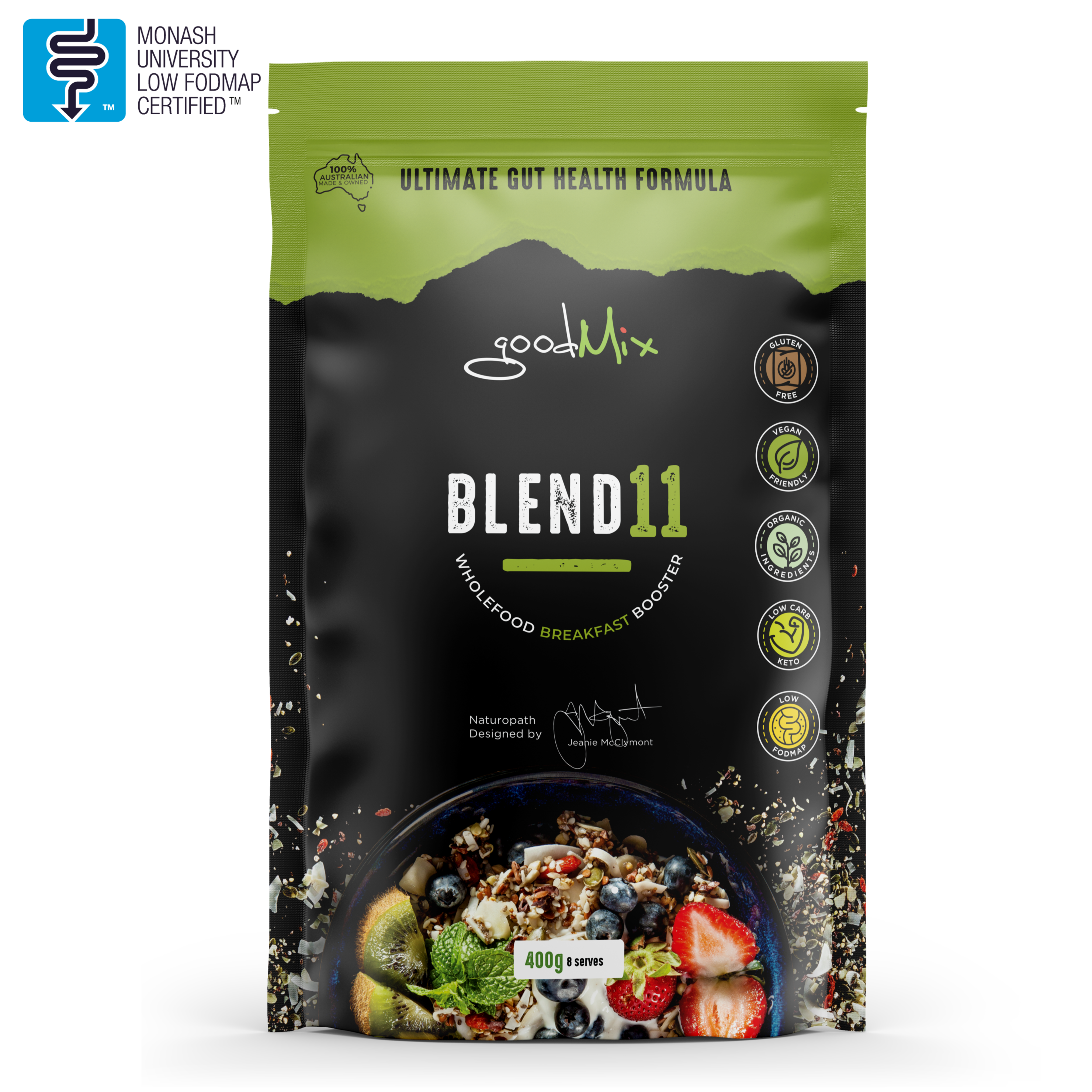 Blend 11: Low carb, gluten free bircher muesli (Best Poos Ever!)