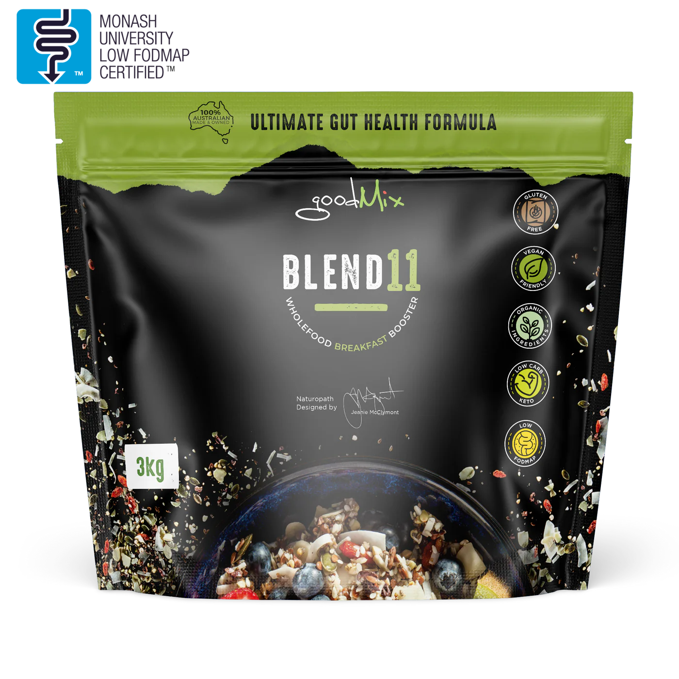 Blend 11: Low carb, gluten free bircher muesli (Best Poos Ever!)