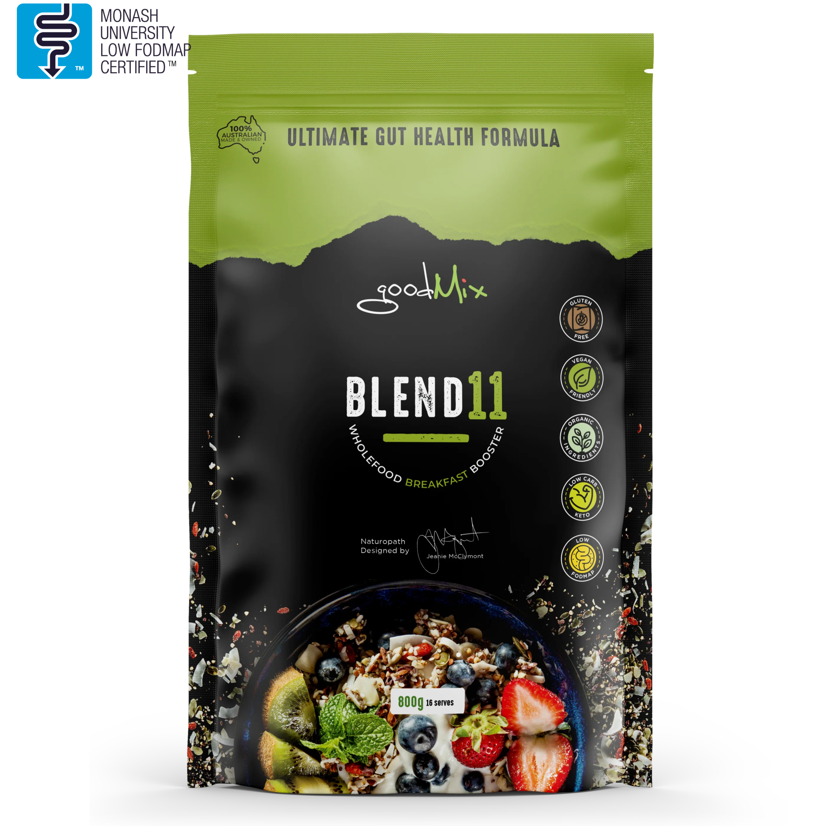 Blend 11: Low carb, gluten free bircher muesli (Best Poos Ever!)